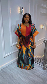 Elegant Umunde Ember Queen Fire Gown