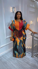 Elegant Umunde Ember Queen Fire Gown