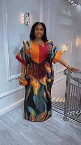 Elegant Umunde Ember Queen Fire Gown