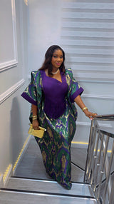 Elegant Umunde Royal Ivy Gown