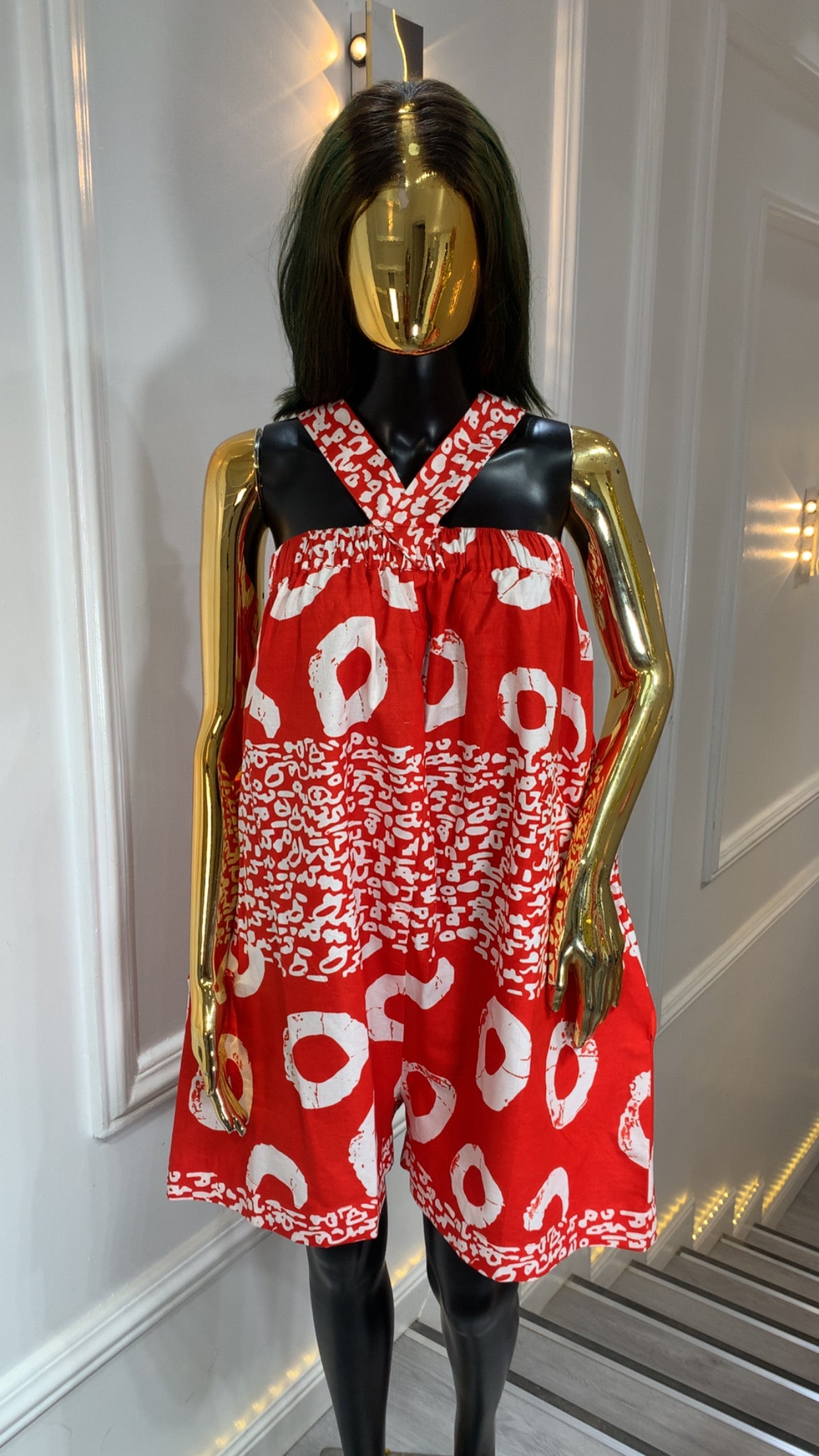 Elegant women's jumpsuit in modern one-piece design for parties and special occasions