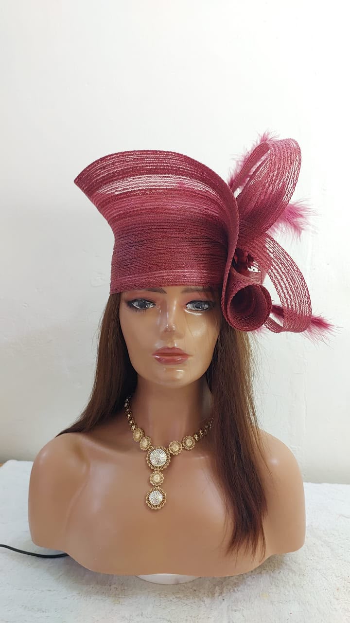 Zara Style Women's Elegant Fascinator Hat – Church, Wedding, Derby & Special Occasion Headwear