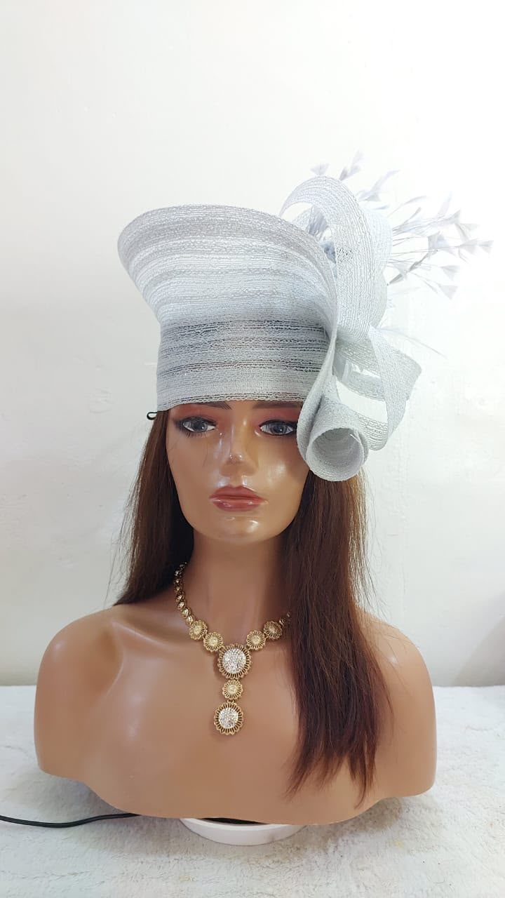Zara Style Women's Elegant Fascinator Hat – Church, Wedding, Derby & Special Occasion Headwear