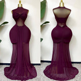 Women’s strapless white mesh dress with ruched mini skirt and sheer maxi overlay